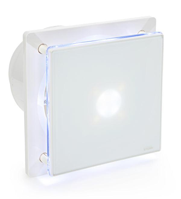 Badezimmer-Abluftventilator mit LED-Hintergrundbeleuchtung und Timer 150 mm / 6"- BFS150LT