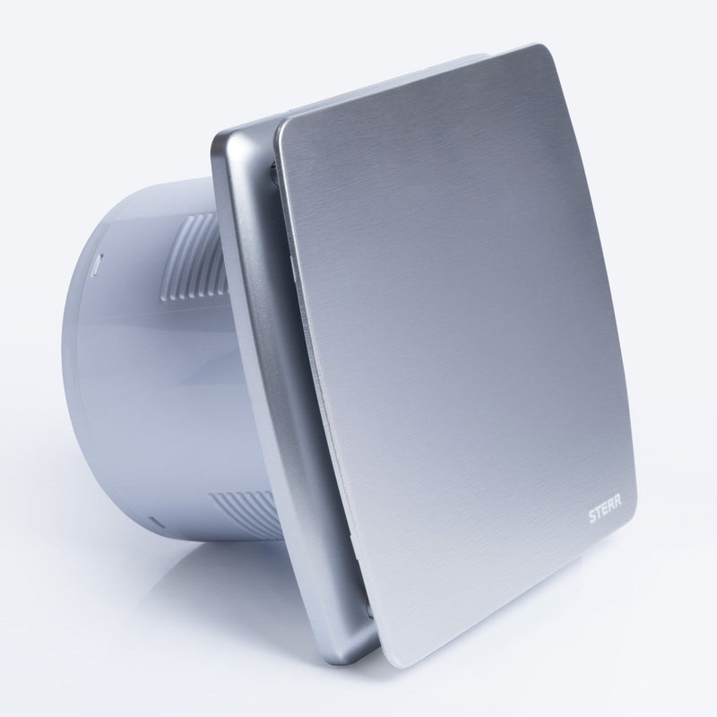 Silberner leiser Badezimmerlüfter mit Feuchtigkeitssensor 150 mm / 6"- LFS150-QSH