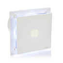 STERR BFS150LT – 150 mm Badlüfter, LED + Timer, 250 m³/h, Weiß