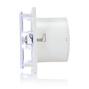 STERR BFS150LT – 150 mm Badlüfter, LED + Timer, 250 m³/h, Weiß