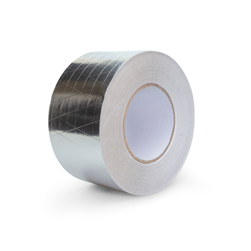 Starkes verstärktes Aluminiumband Aluminiumfolienband Silber 75 mm x 50 m