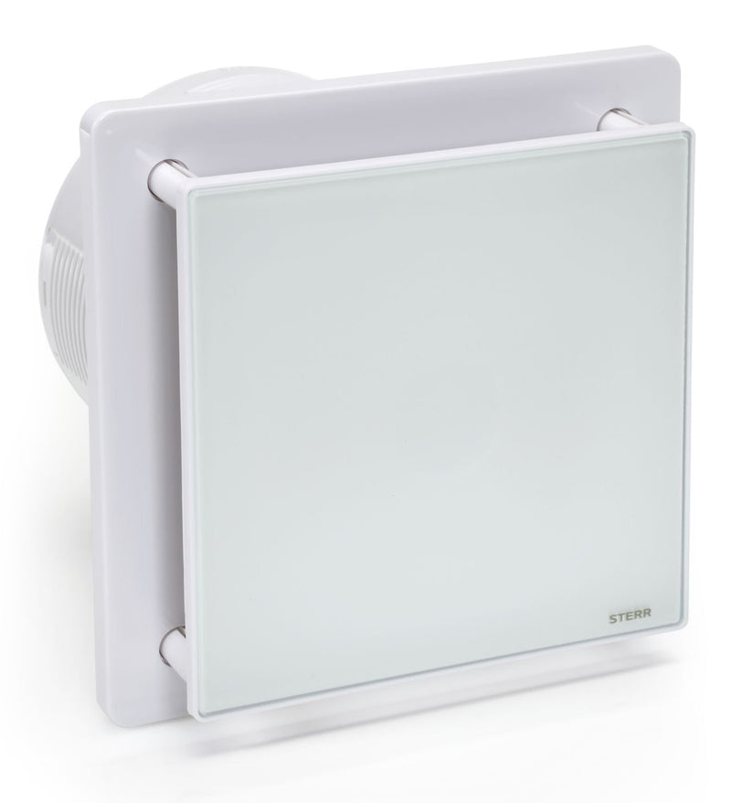 Badezimmer-Abluftventilator mit Glasfront und Feuchtigkeitssensor 150 mm / 6 "- BFS150H