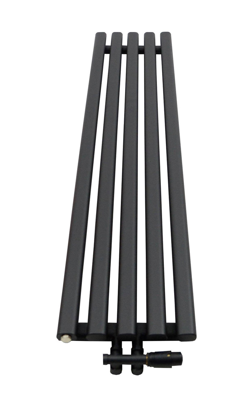 ZVR18033B - Schwarzer vertikaler Heizkörper 180/33